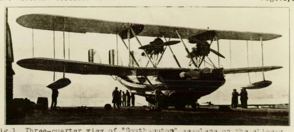 An illustration from The Supermarine "Southampton" seaplane : observation or bomber, 1926, leaf 15