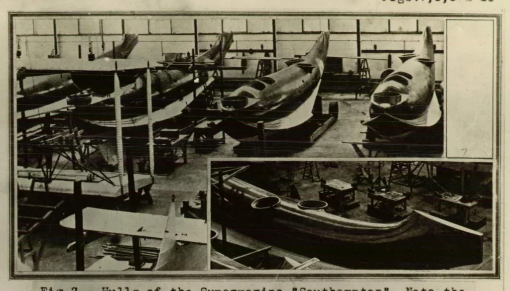An illustration from The Supermarine "Southampton" seaplane : observation or bomber, 1926, leaf 18