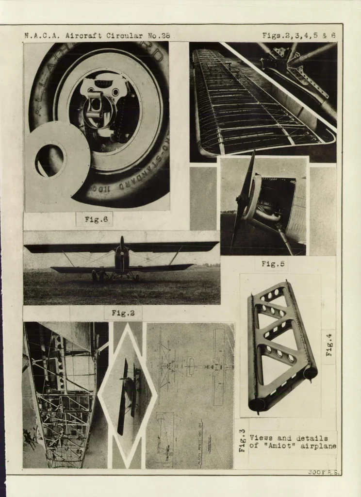 An illustration from Combat and bombing airplane, Amiot 120 B 3, 1927, leaf 7
