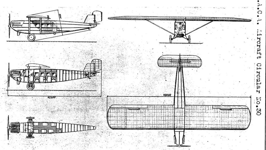 An illustration from The "Dornier Mercury" commercial airplane with B.M.W. VI 600 HP. engine, 1927, leaf 11