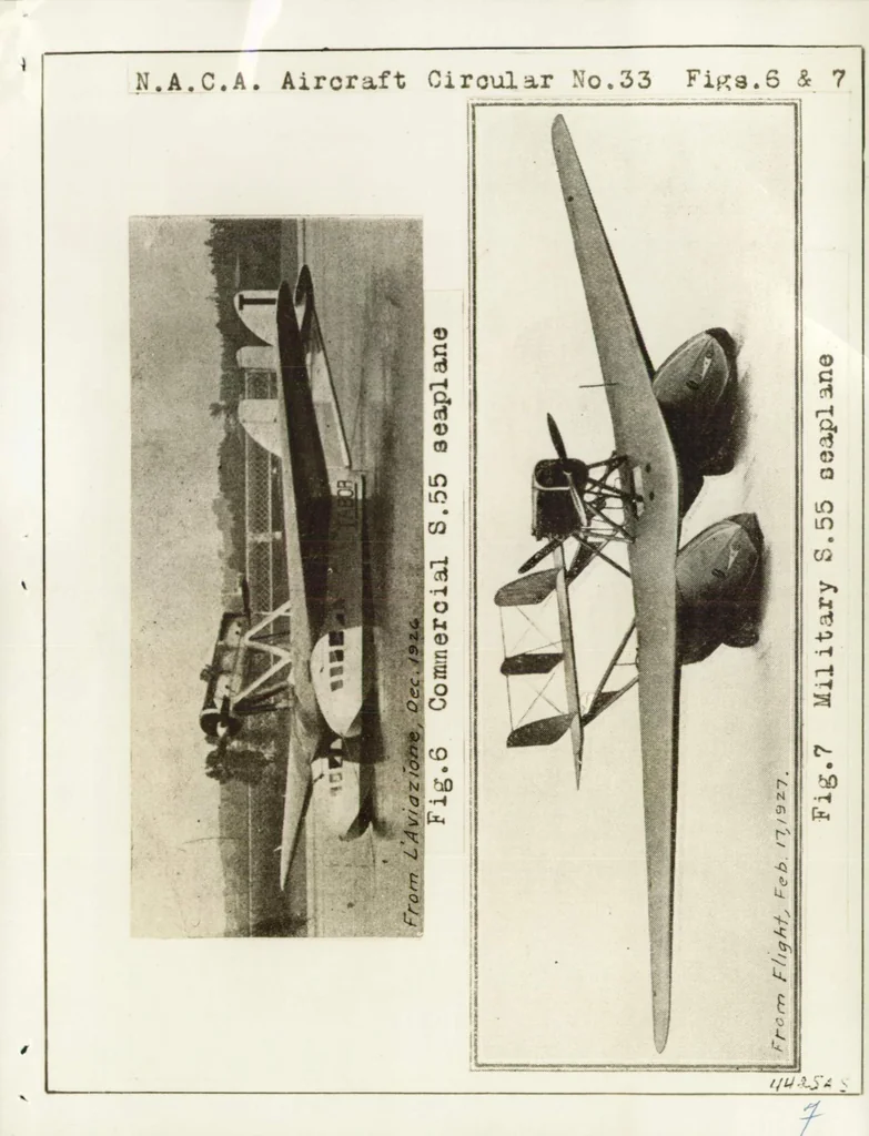An illustration from Savoia seaplane S.55 : military or commercial, 1927, leaf 7