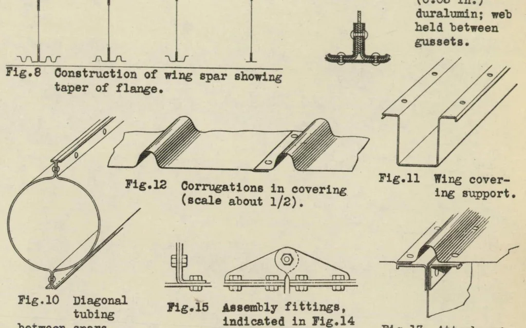 An illustration from The "Potez 39" observation airplane (French) : an all-metal high-wing two-seat monoplane, 1930, leaf 10