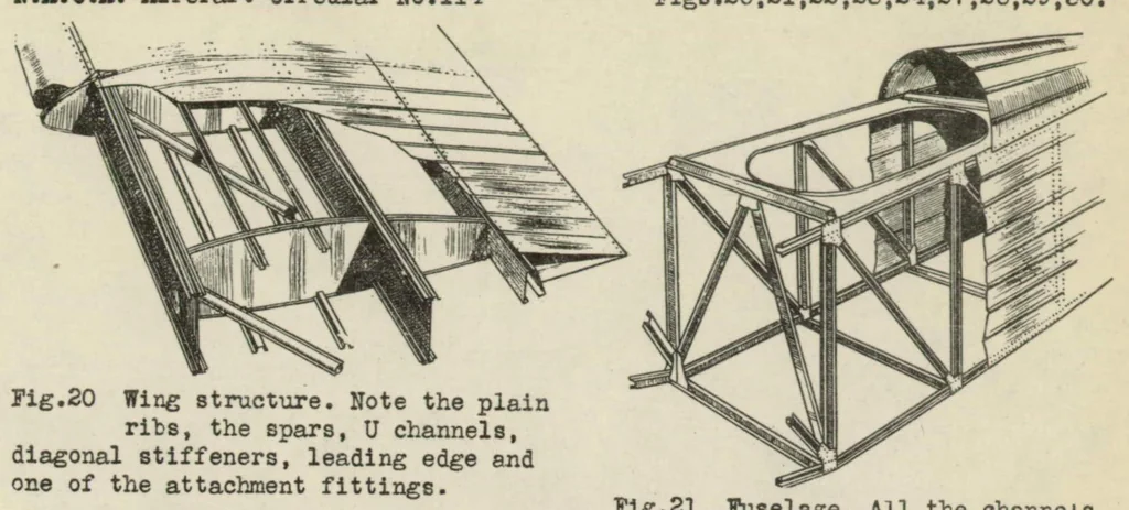 An illustration from The "Potez 39" observation airplane (French) : an all-metal high-wing two-seat monoplane, 1930, leaf 11