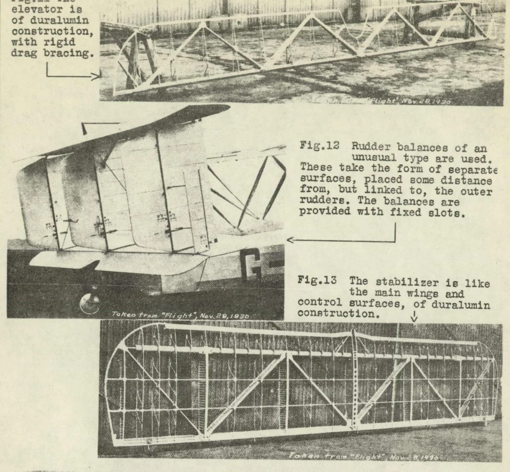 An illustration from The Handley Page type 42 commercial airplane (British) : a metal sesquiplane, 1930, leaf 11