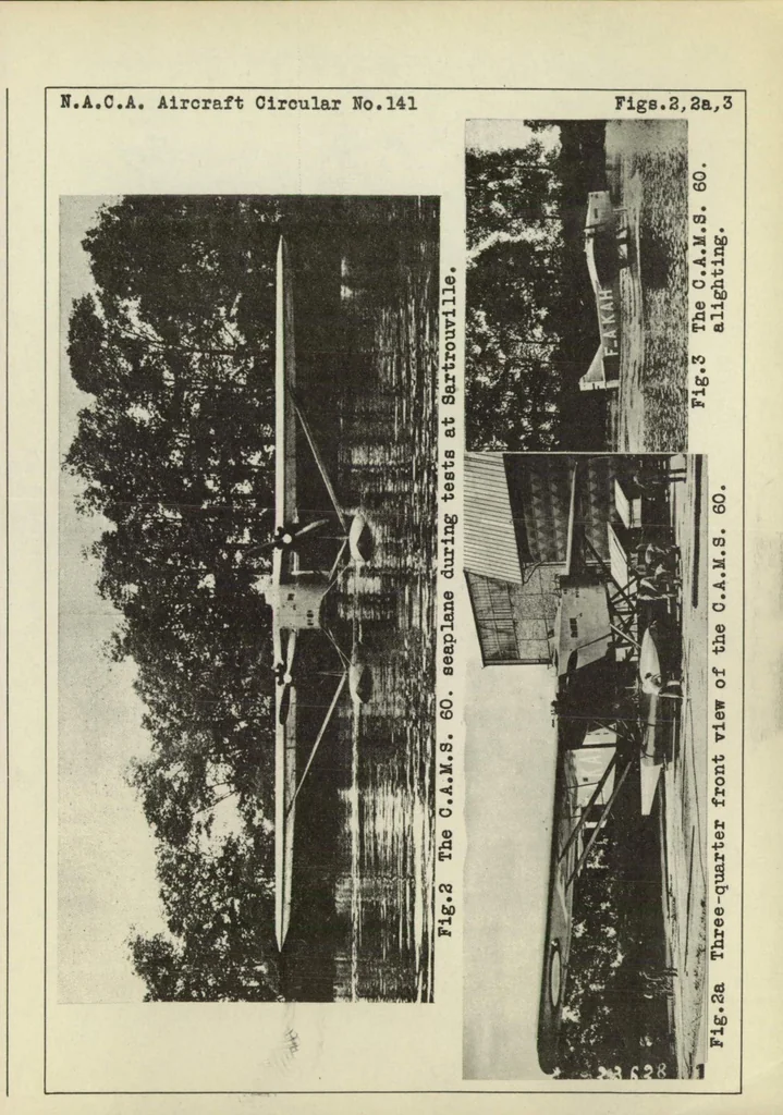 An illustration from The C.A.M.S. 60 seaplane (French) : a twin-engine bombing and torpedo monoplane, 1931, leaf 10