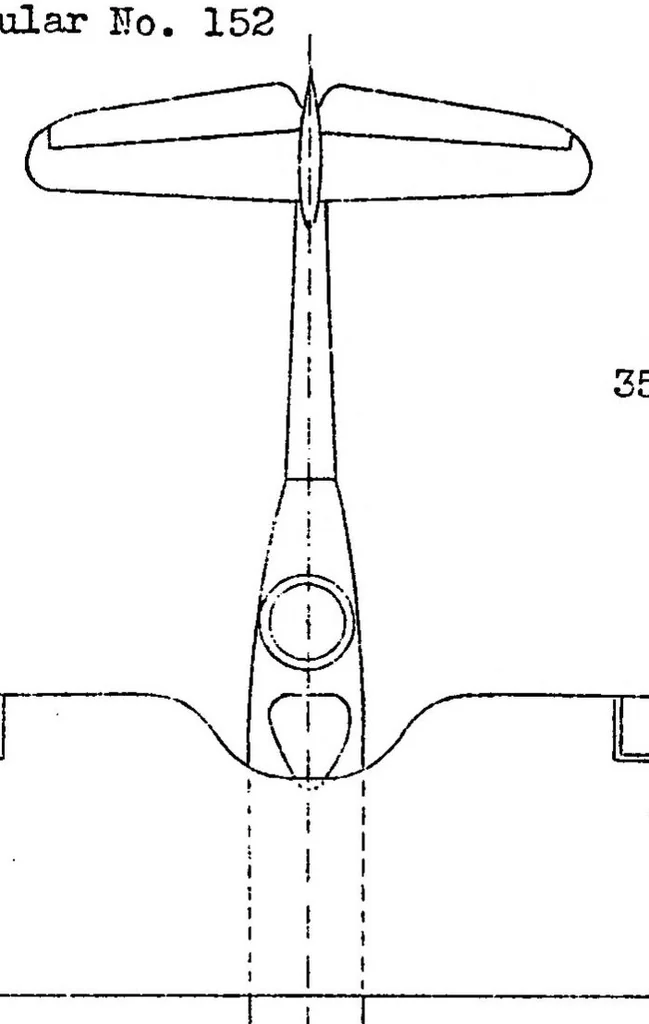 An illustration from Potez 37R2 military airplane : a two-place long-distance observation monoplane, 1931, leaf 6