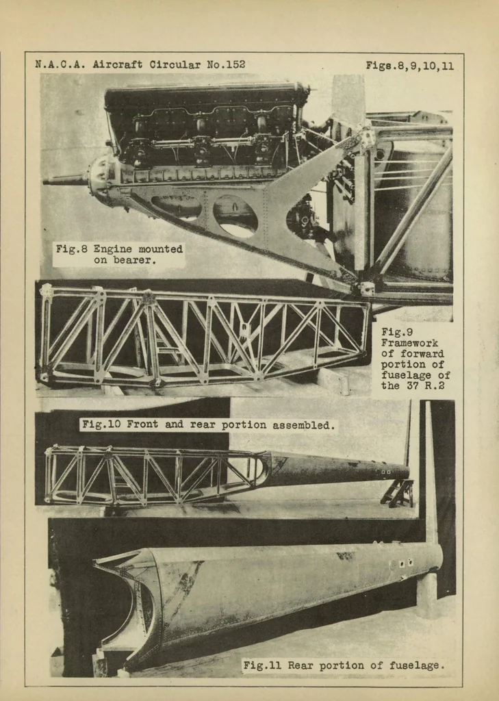 An illustration from Potez 37R2 military airplane : a two-place long-distance observation monoplane, 1931, leaf 9