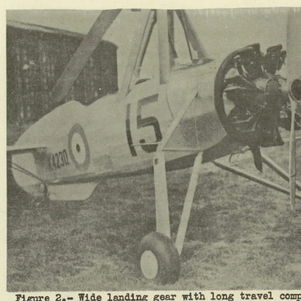 An illustration from Avro C.30 Direct-Control Autogiro (British), 1934, leaf 8