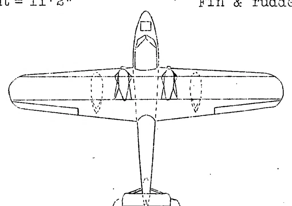 An illustration from The Saunders "Cutty Sark" commercial seaplane (British) : a high-wing monoplane flying boat, 1929, leaf 8