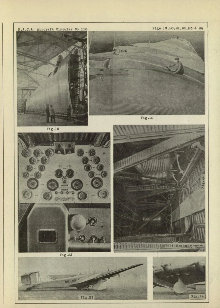 An illustration from The Junkers "G 38" commercial airplane (German) : a giant high-wing monoplane, 1930, leaf 20