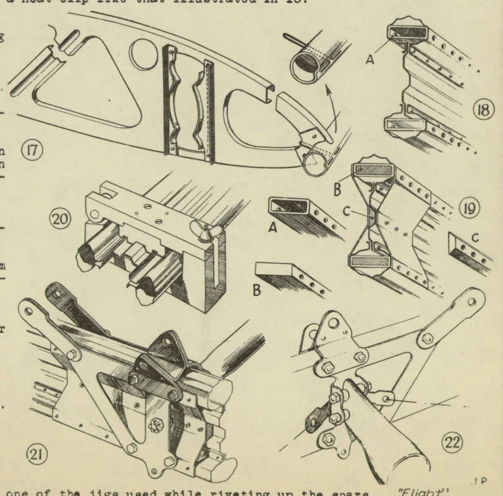 An illustration from The "Avro Trainer" airplane (British) : a training biplane, 1930, leaf 14