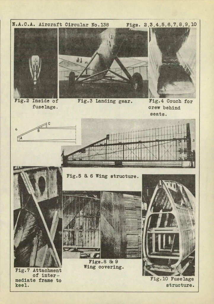 An illustration from The Bleriot 110 airplane (French) : a long-distance high-wing monoplane, 1931, leaf 11
