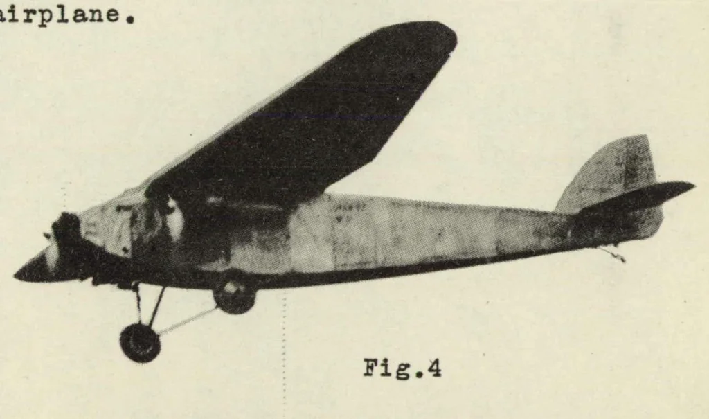 An illustration from The S.P.C.A. 40 T commercial airplane (French) : an all-metal cantilever monoplane, 1931, leaf 5