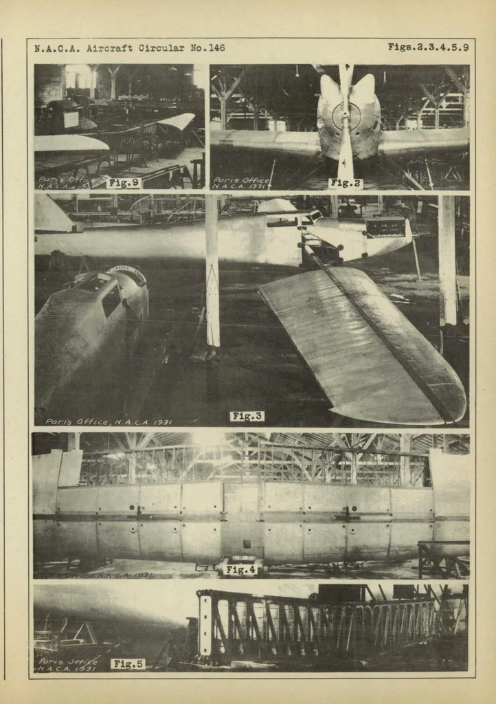 An illustration from The Dewoitine D 33 commercial airplane (French) : a low-wing cantilever monoplane, 1931, leaf 11