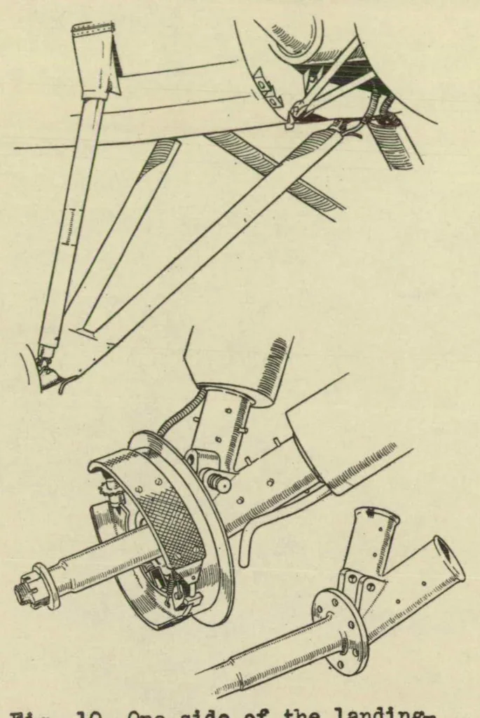 An illustration from The Avro 631 training airplane (British) : a two-seat light biplane, 1932, leaf 11