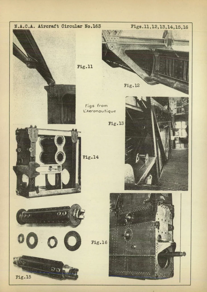 An illustration from The Breguet 410 and 411 Military Airplanes (French): Multiplace Sesquiplane Fighters, 1932, leaf 13