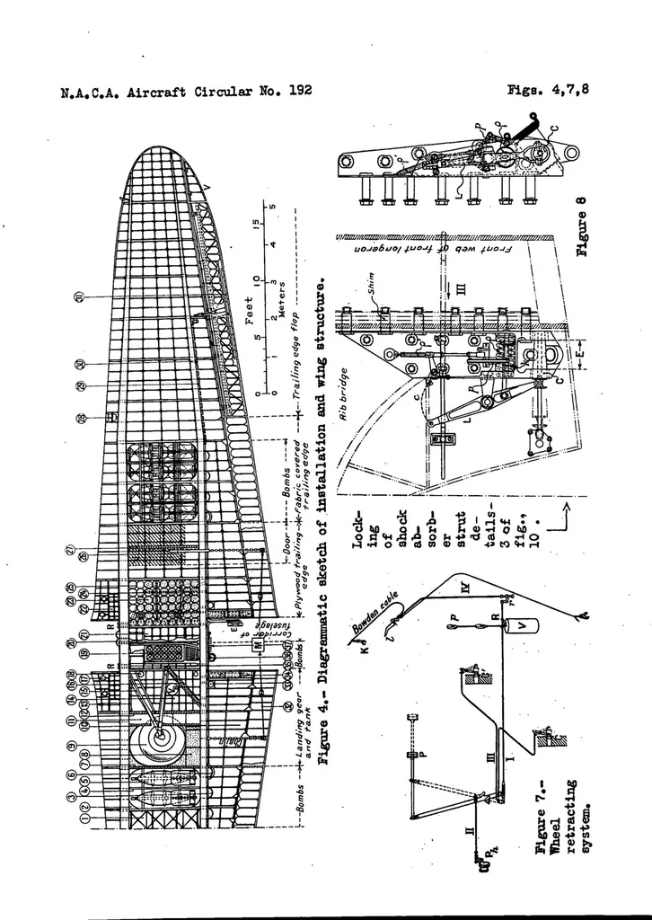 An illustration from The Bernard 82 military airplane (French) : a long-range monoplane, 1934, leaf 10
