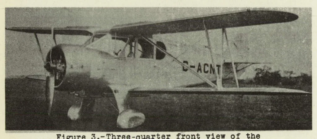 An illustration from The Avro "Commodore" touring airplane (British) : a cabin biplane, 1934, leaf 7