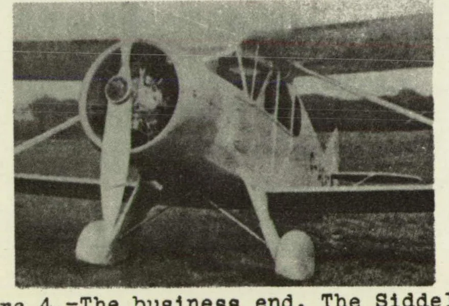 An illustration from The Avro "Commodore" touring airplane (British) : a cabin biplane, 1934, leaf 7