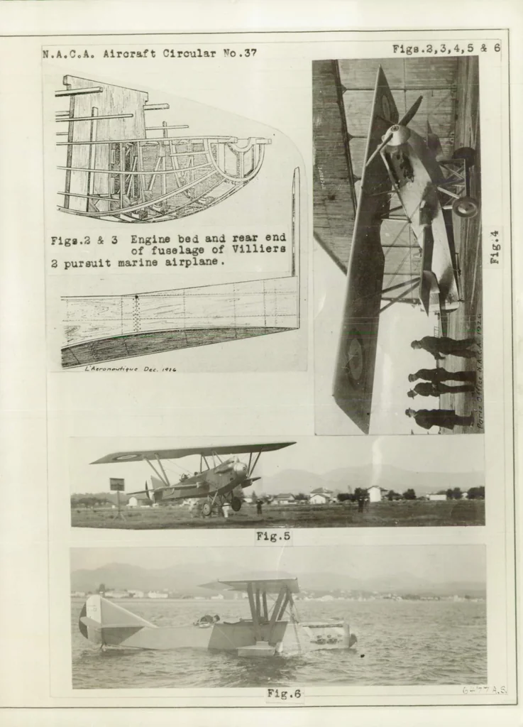 An illustration from The Francois Villiers marine pursuit airplane, 1927, leaf 6