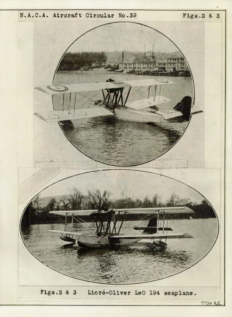 An illustration from Liore-Olivier LeO 194 seaplane, 1927, leaf 7