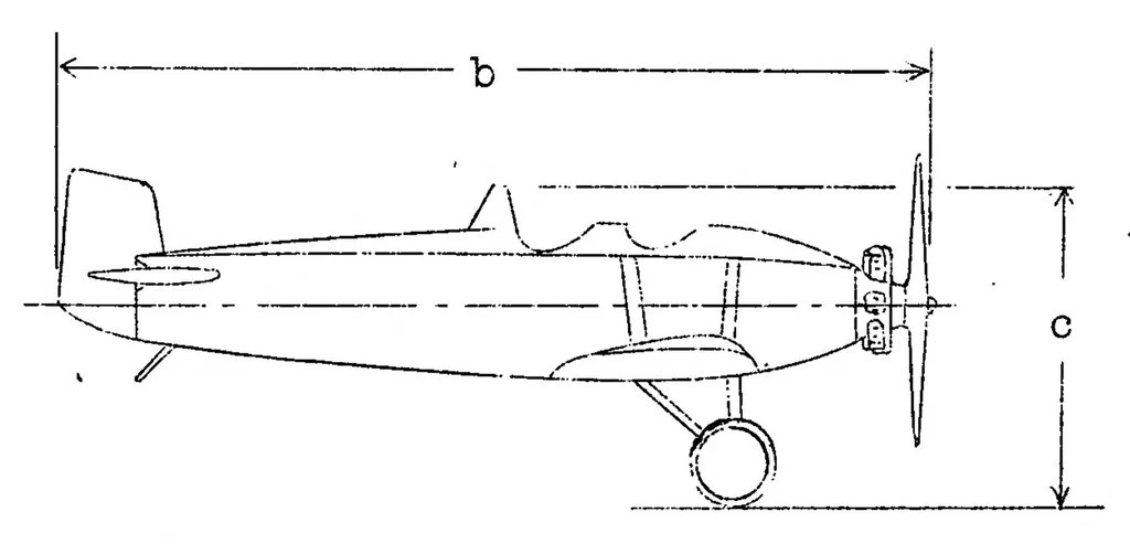 An illustration from Training airplane "Avia B.H. 11.", 1927, leaf 5