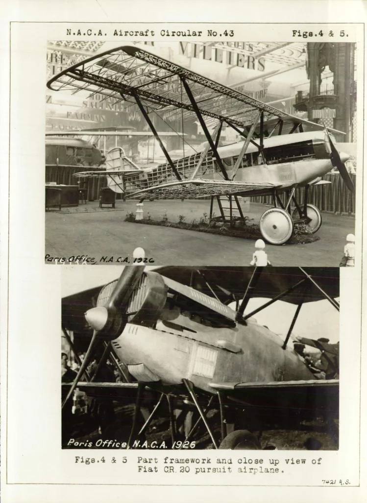 An illustration from Fiat C.R. 20 pursuit airplane, 1927, leaf 8
