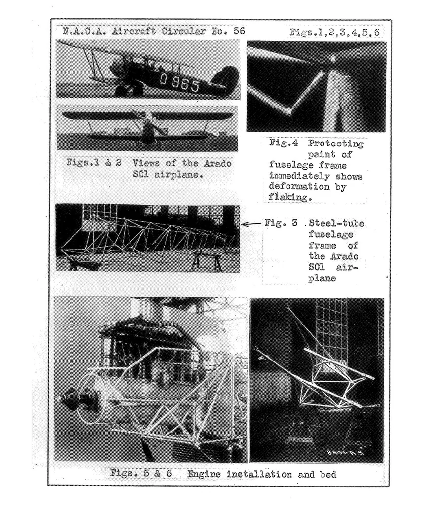 An illustration from Training airplane "Arado SC 1", 1927, leaf 8