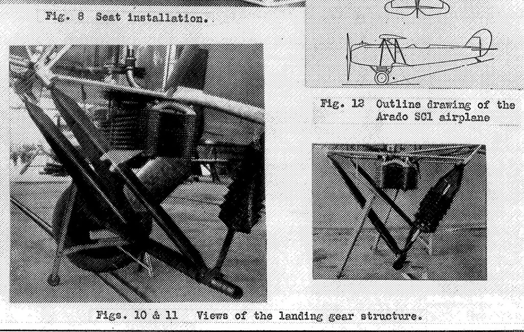 An illustration from Training airplane "Arado SC 1", 1927, leaf 9
