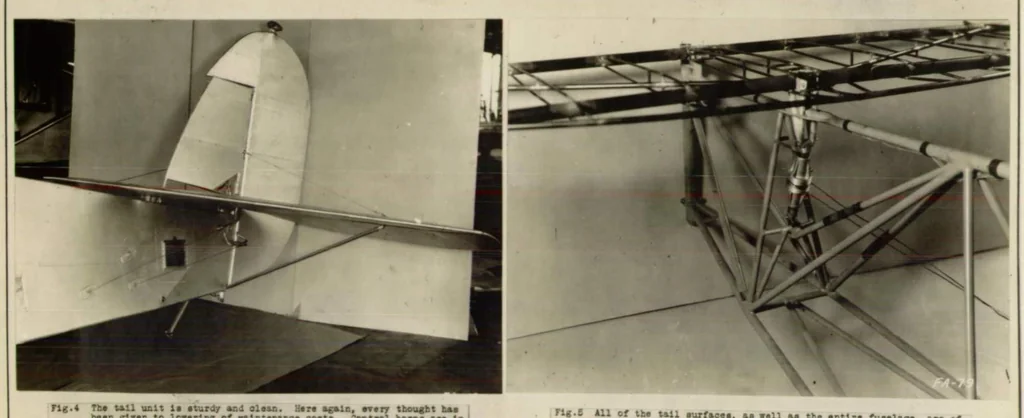 An illustration from The Fairchild "all-purpose" cabin monoplane, 1927, leaf 9