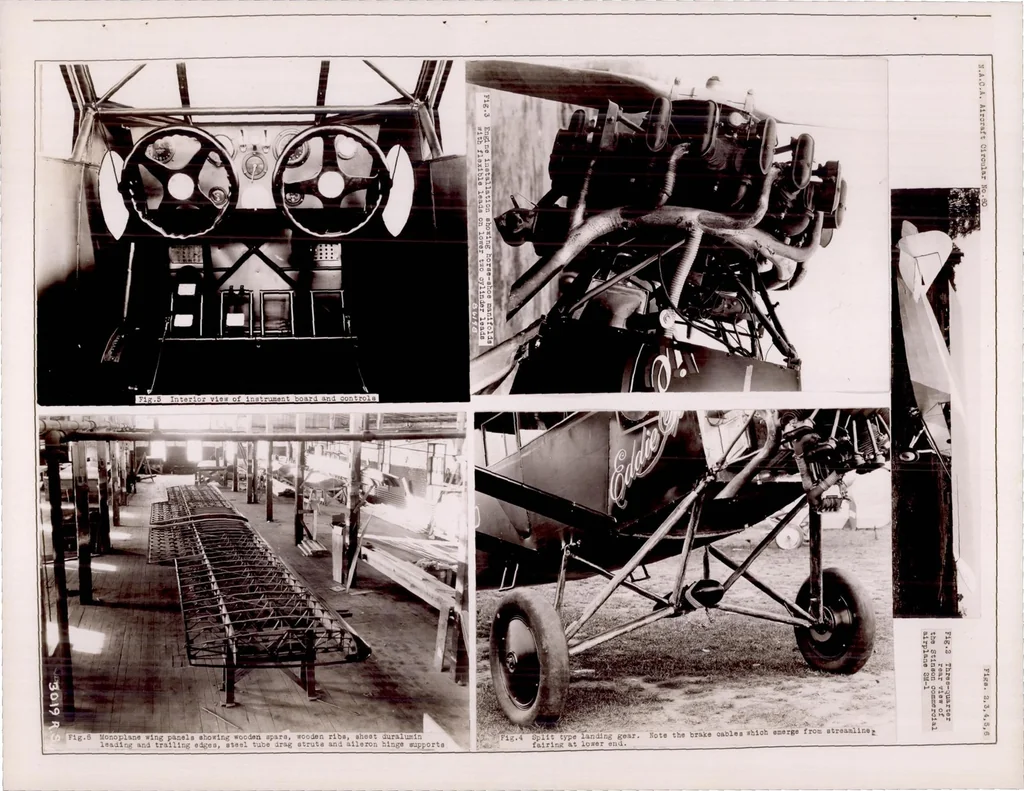An illustration from Stinson Commercial Airplane, Type S M-1, 1927, leaf 9