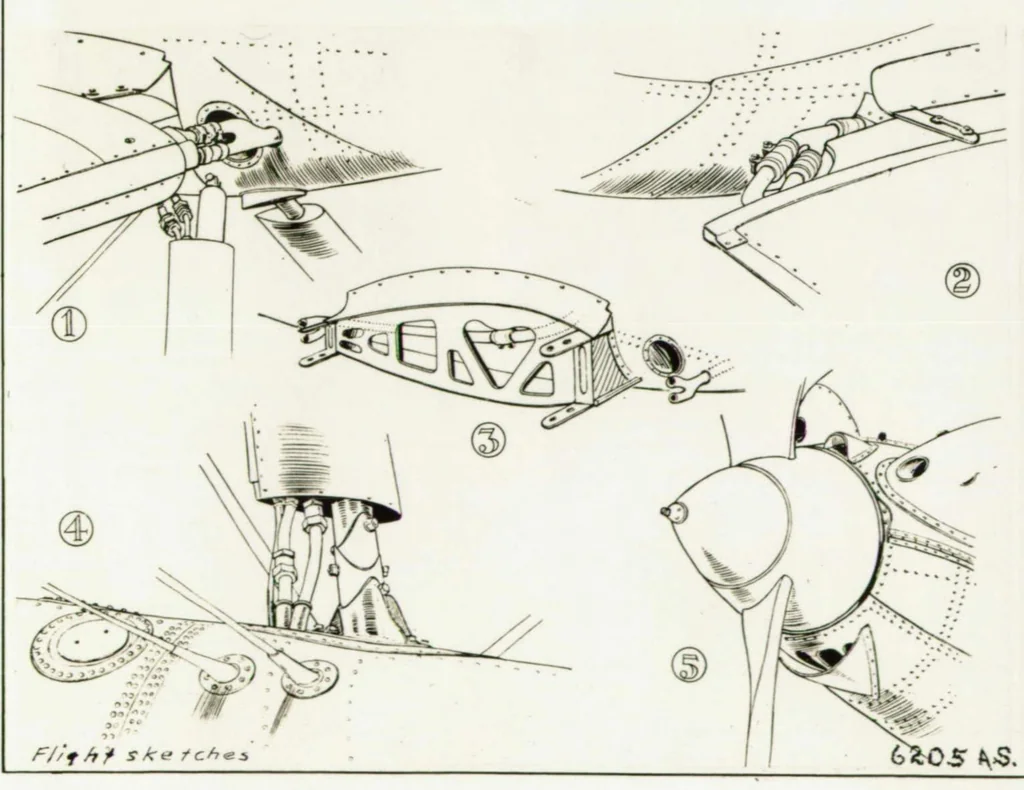An illustration from Supermarine S.5 Seaplane (British) : Winner of the 1927 Schneider Cup Race, 1928, leaf 12