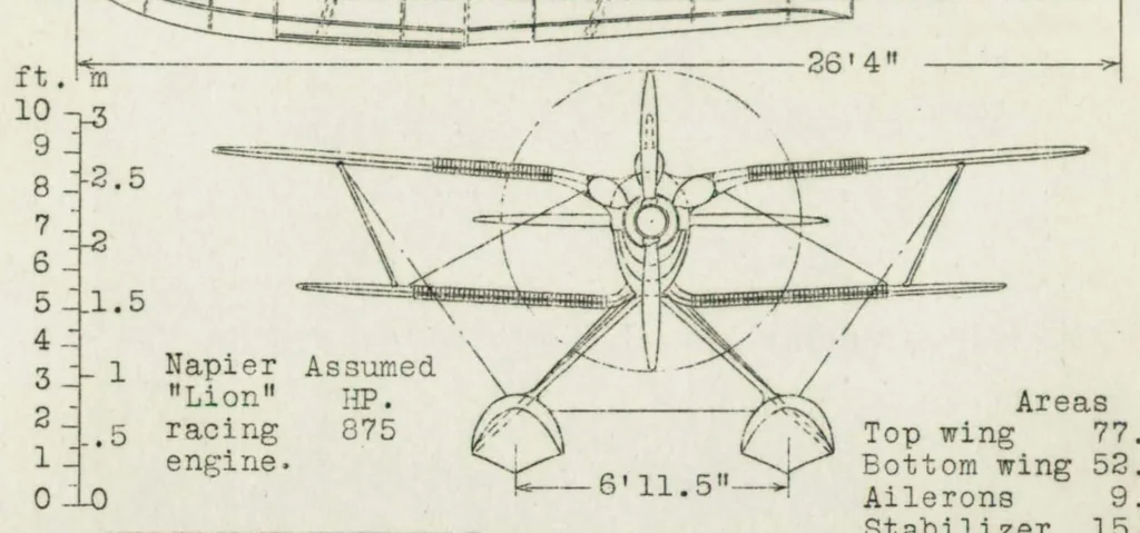 An illustration from The "Gloster IV" Seaplane (British), 1928, leaf 10