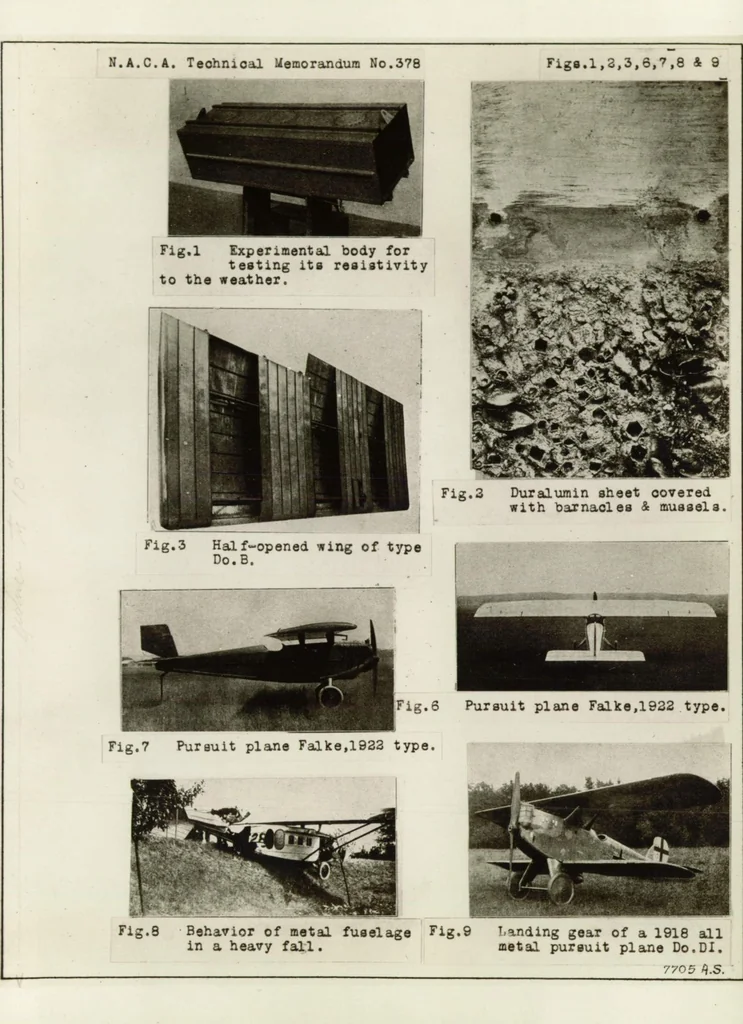 An illustration from Recent developments in the construction and operation of all-metal airplanes, 1926, leaf 24