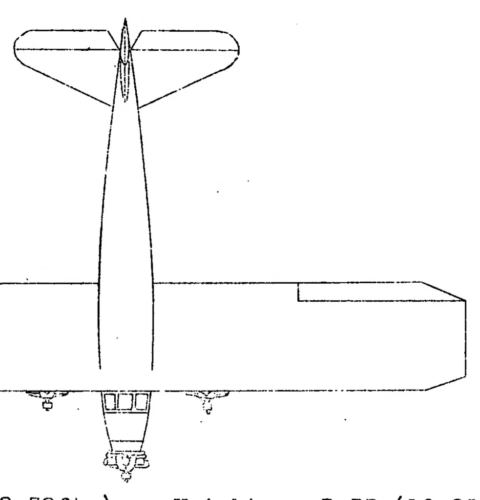 An illustration from The Caproni monoplanes "Ca 97" Italian, 1928, leaf 18