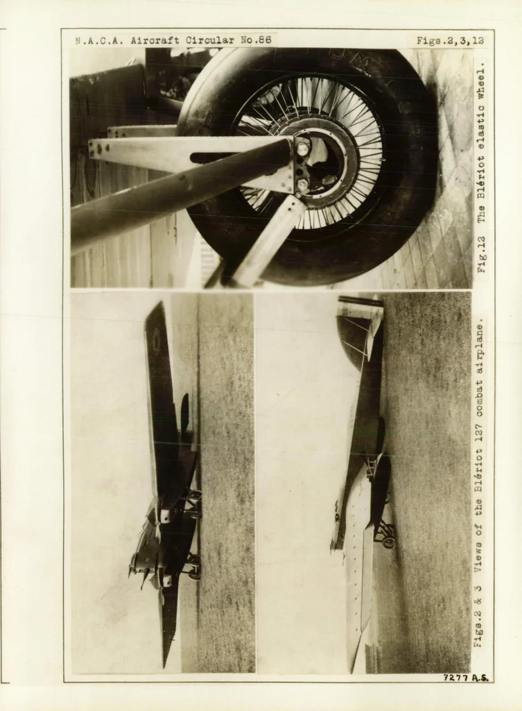 An illustration from Bleriot combat monoplane 127 (French), 1928, leaf 7