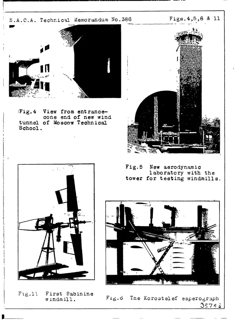 An illustration from Central Aerohydrodynamic Institute of Moscow, Russia, 1926, leaf 20