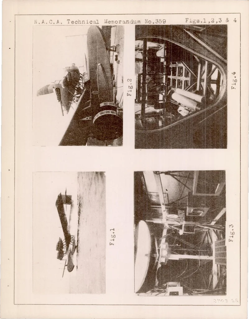 An illustration from Flight Tests on Airplanes, 1926, leaf 33