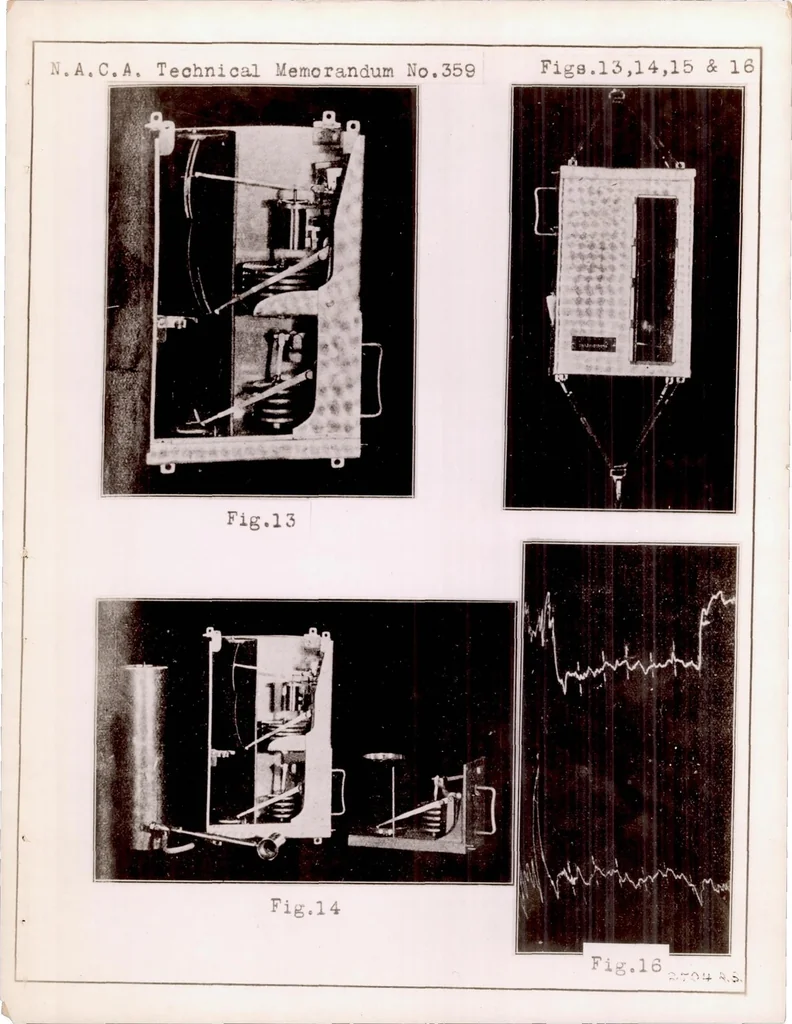 An illustration from Flight Tests on Airplanes, 1926, leaf 38