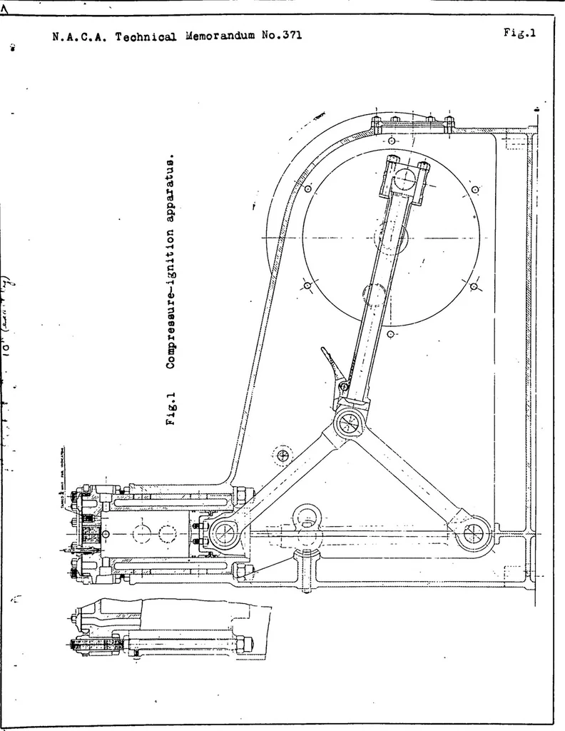 An illustration from On the knocking of gasoline engines, 1926, leaf 42