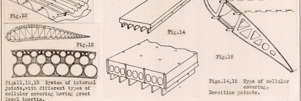 An illustration from Stressed Coverings in Naval and Aeronautic Construction, 1928, leaf 53