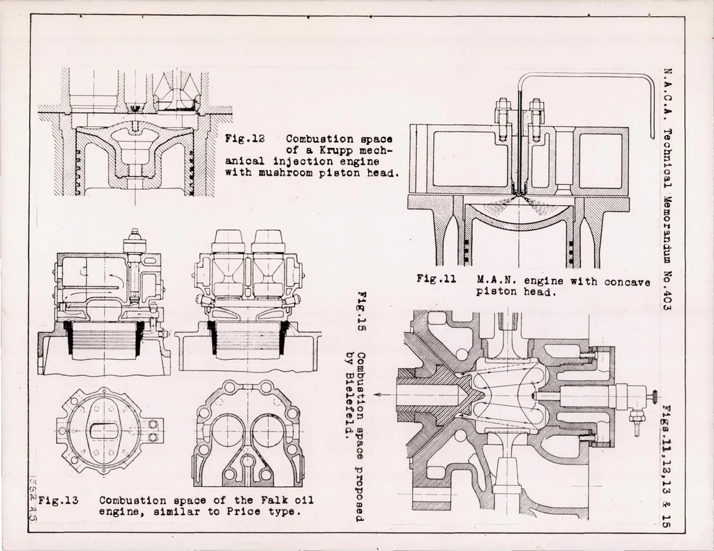 An illustration from High-speed Oil Engines for Vehicles. Part II, 1927, leaf 47