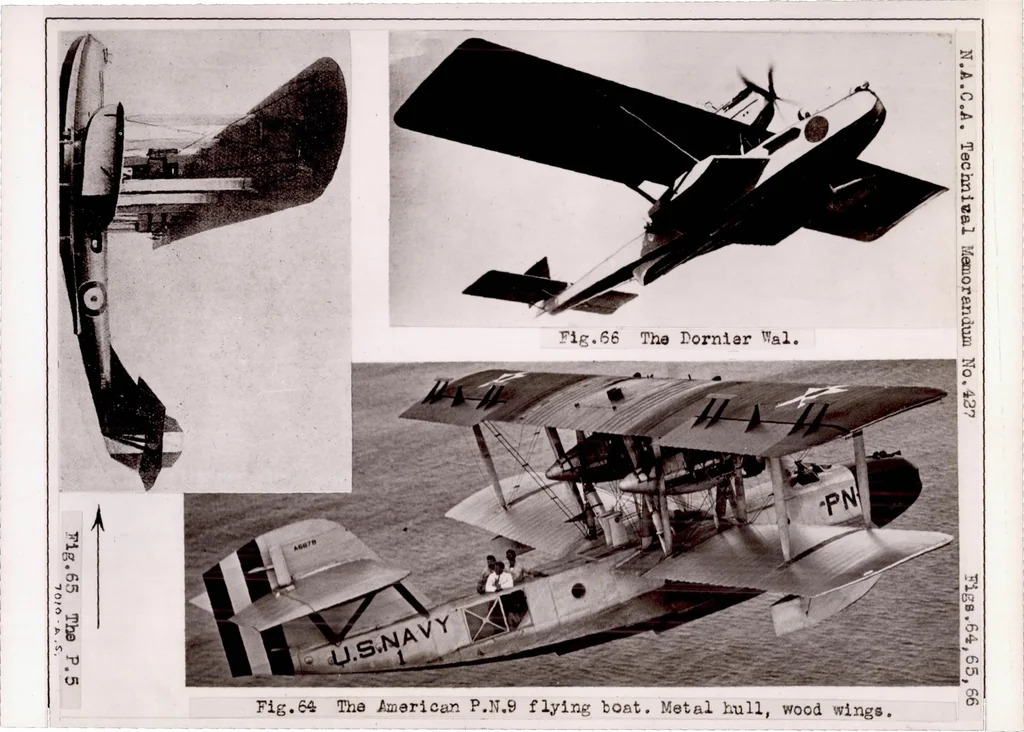 An illustration from Seaplanes Floats and Hulls. Part II, 1927, leaf 42