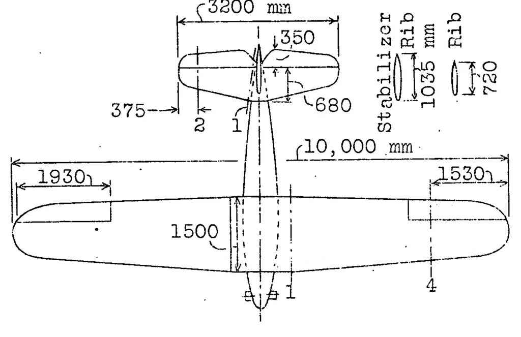 An illustration from Analysis of flight and wind-tunnel tests on Udet airplanes with reference to spinning characteristics, 1929, leaf 23
