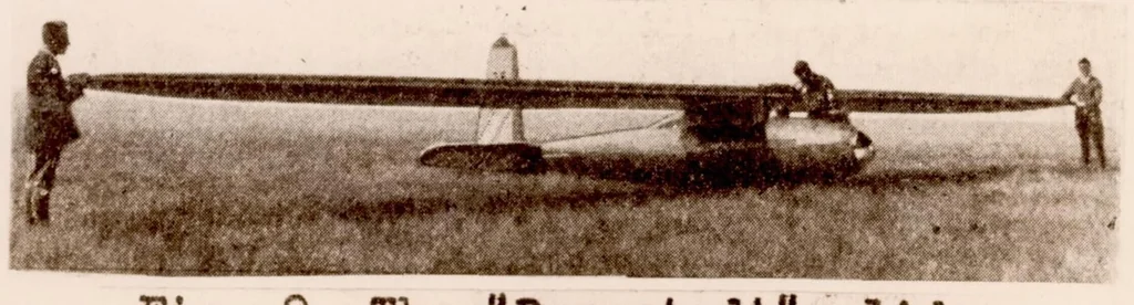 An illustration from Technical Progress Shown in the 1927 Rhon Soaring-Flight Contest, 1928, leaf 12