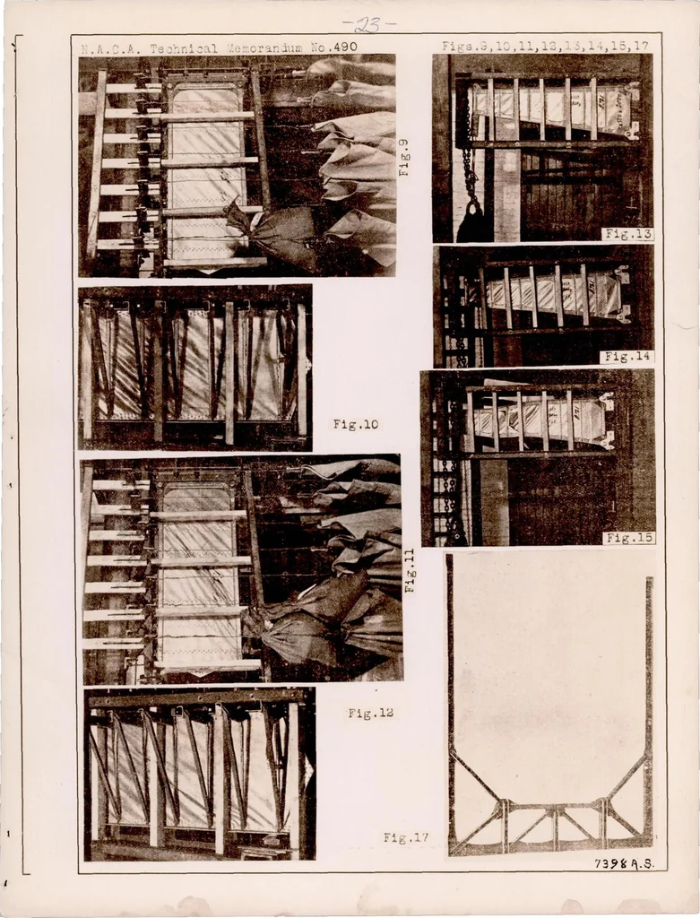 An illustration from Structures of Thin Sheet Metal, Their Design and Construction, 1928, leaf 26