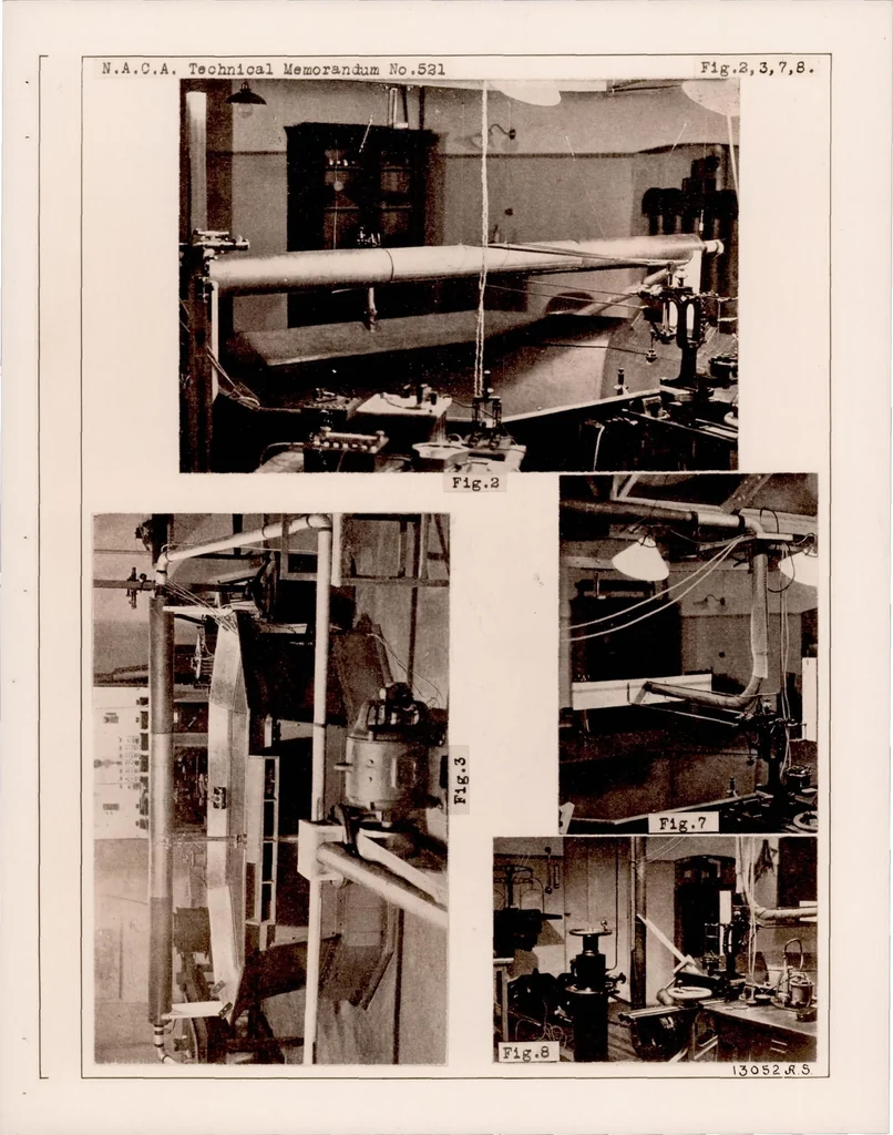 An illustration from Wings with Nozzle-Shaped Slots, 1929, leaf 30
