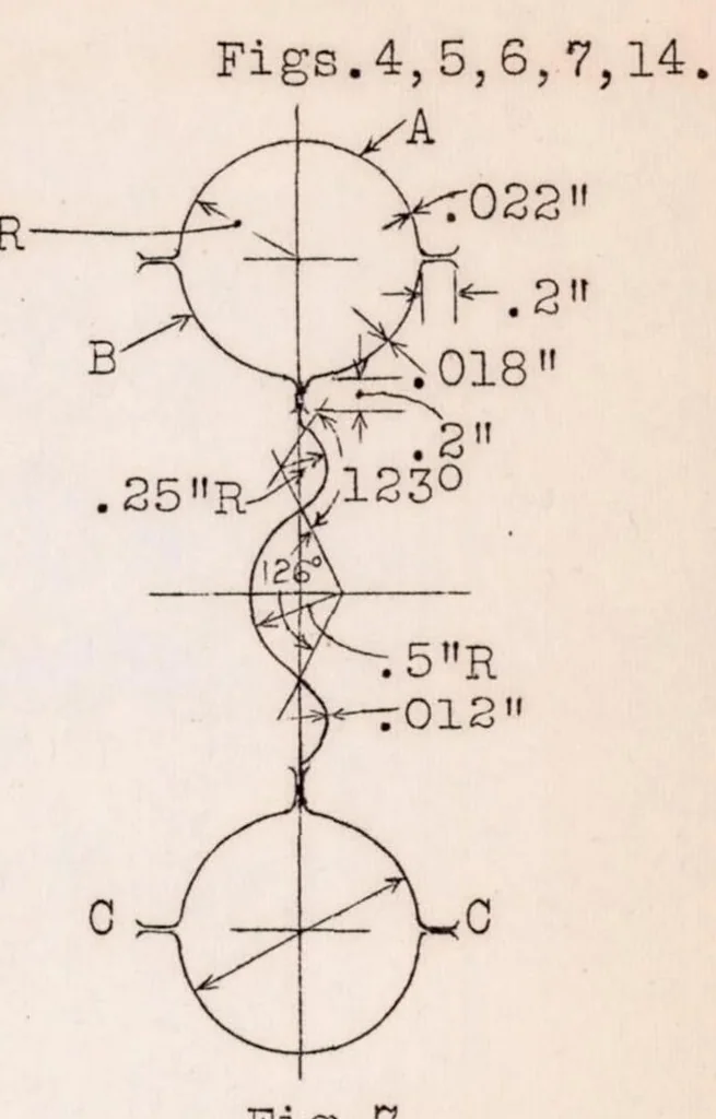 An illustration from Metal Construction Development. Part II : Strip Metal Construction - Wing Spars, 1929, leaf 24