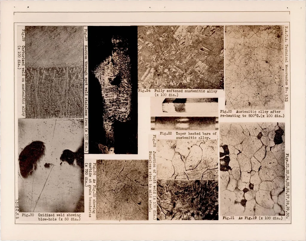 An illustration from Welding of Stainless Materials, 1929, leaf 43