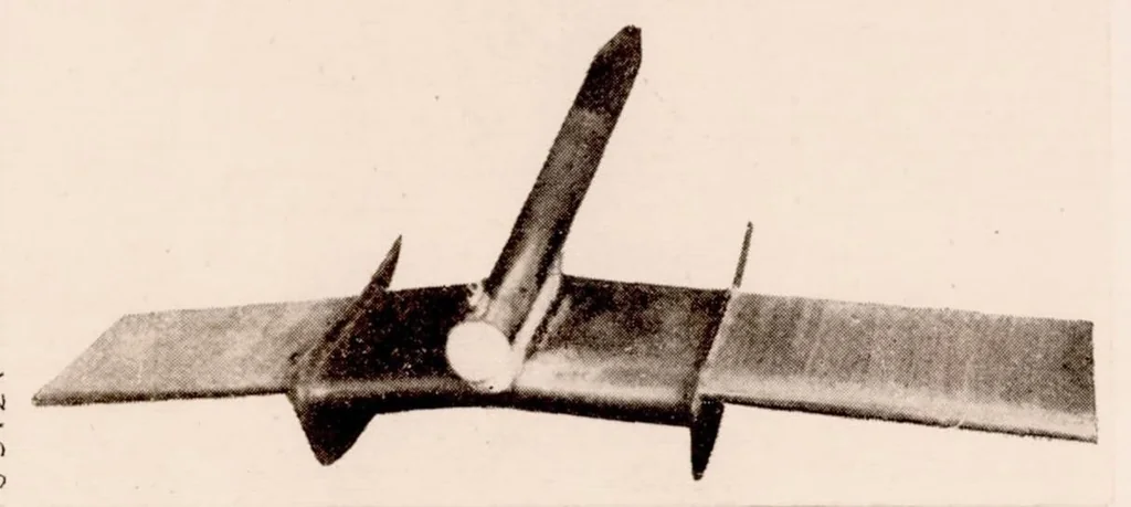 An illustration from Experiments with a Wing Model from which the Boundary Is Removed by Suction, 1929, leaf 35